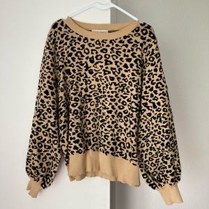 Cheetah Print Sweater